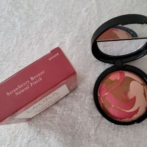 Laura Geller Marbleized 2-in-1 Baked Blush-N-Bronzer - Strawberry Bronze
